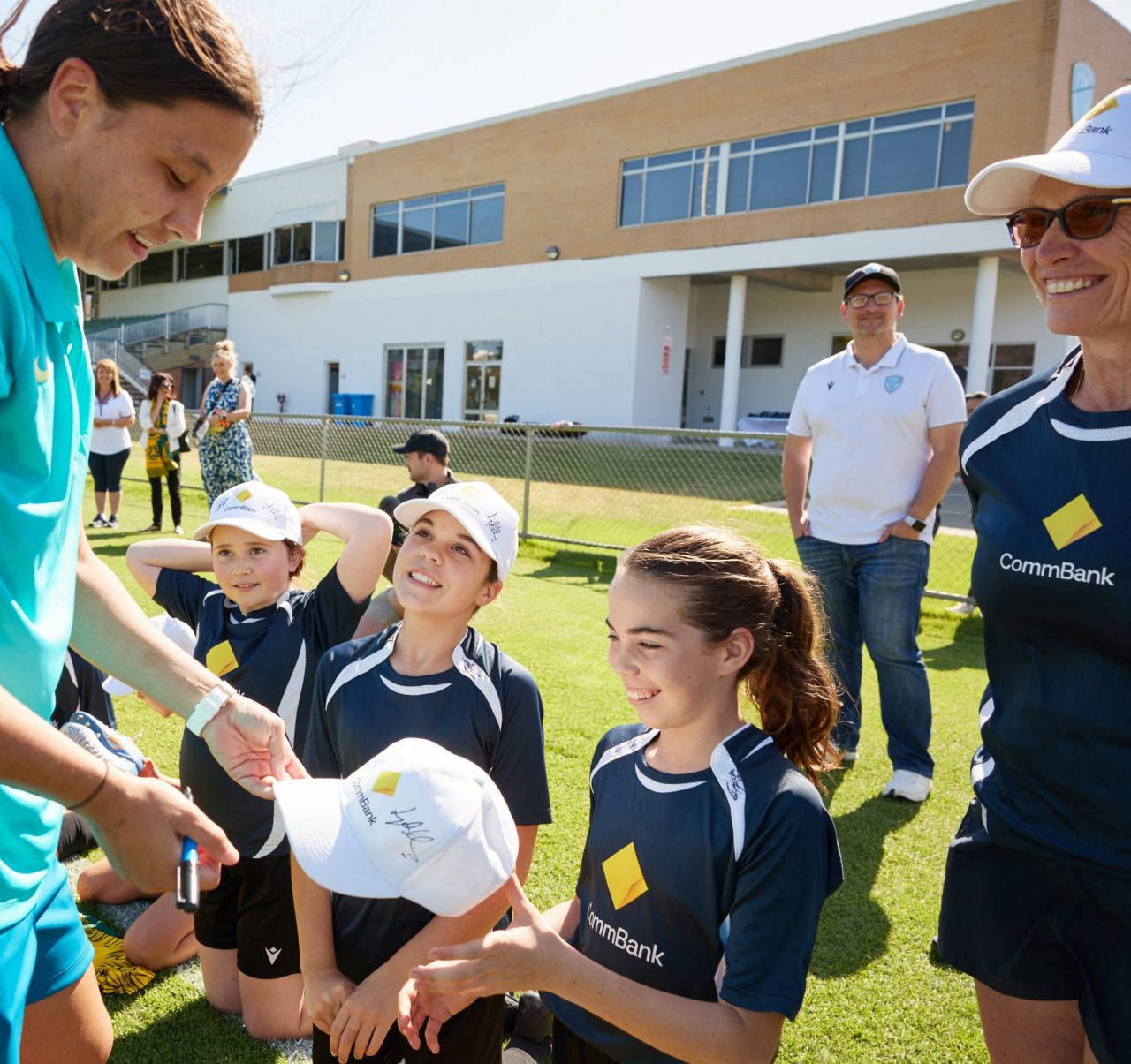 Sam Kerr at Growing Football Fund launch